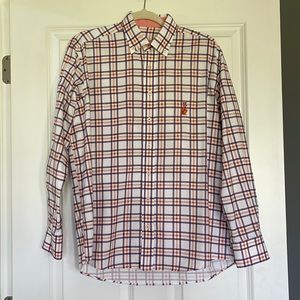 M. H. Frank Ltd Men’s Long Sleeve Dress Shirt with Clemson University Logo